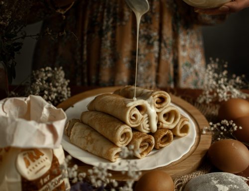 Dubbele bananen pannenkoeken